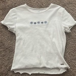 Hollister Tops I Hollister Daisy Baby Tee Size Small